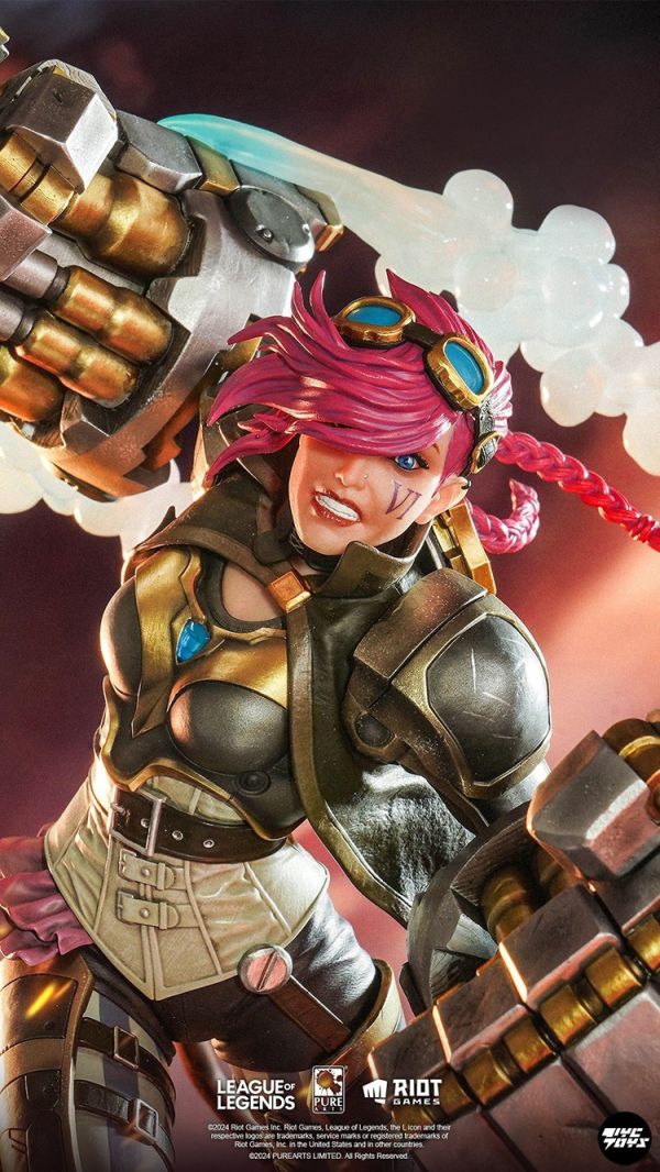 【預定】purearts《英雄聯盟》金克絲&蔚1/6雕像 