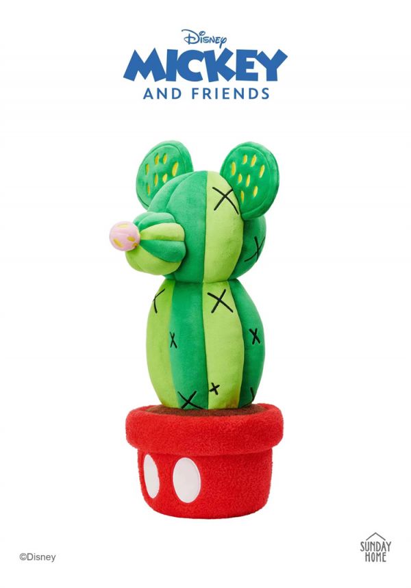 【海外代購】【50CM】SUNDAY HOME 抱抱仙人掌 Mickey Donald Duck 01 