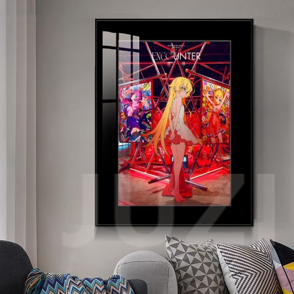 【海外代購】橘子 JUZI 化物語 忍野忍展館海報 