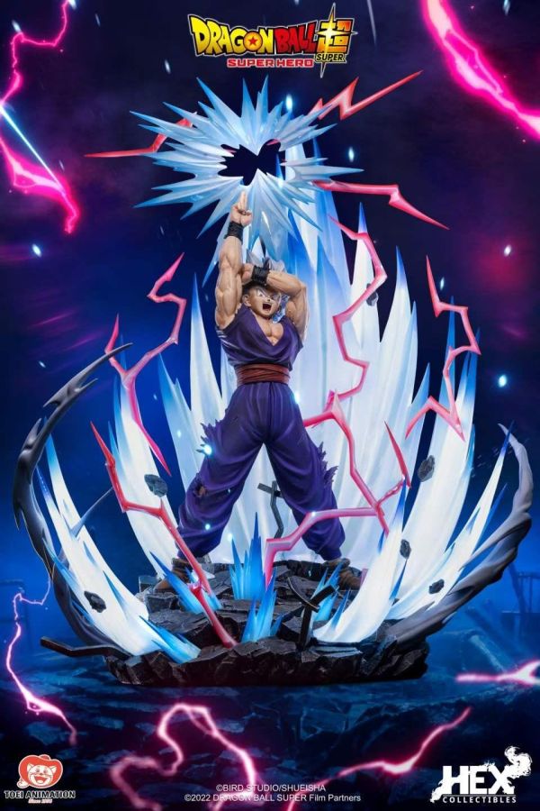 【預定】HEX 《七龍珠超：超級人造人》正版授權 孫悟飯 野獸型態 1/4 雕像 DBS007 