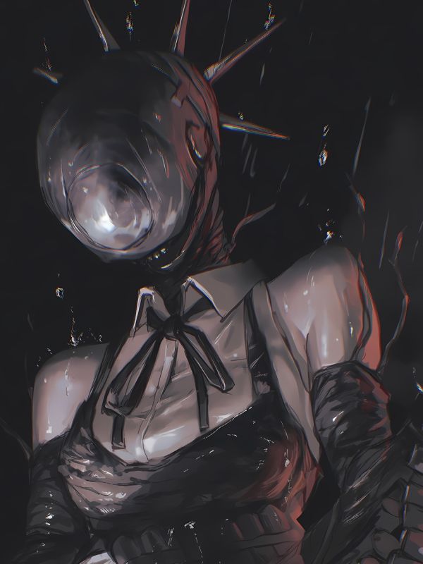 【海外代購】星空 《炸彈惡魔》電鋸人鏈鋸人蕾塞篇Chainsaw Man電次瑪奇瑪帕瓦動畫裝飾畫 