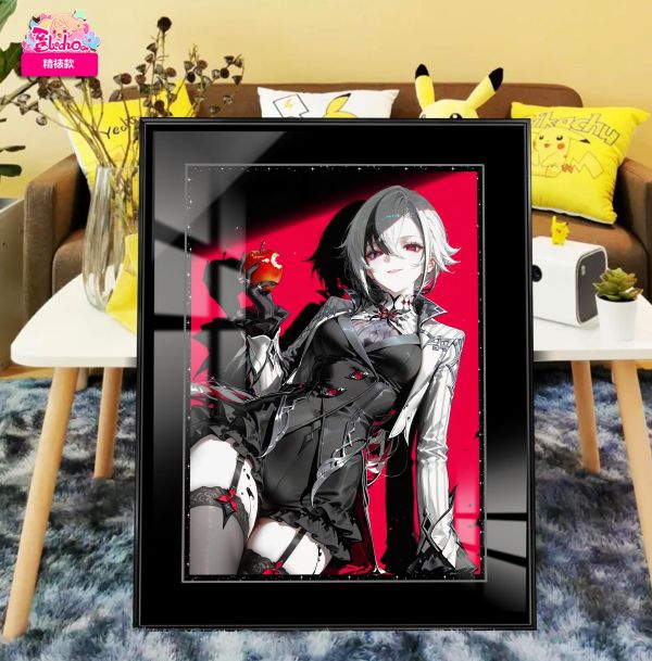 【海外代購】阿喵畫社 禁果意象 阿蕾奇諾 展館級12k收藏超清精裱畫 午睡毛毯 冰箱貼 