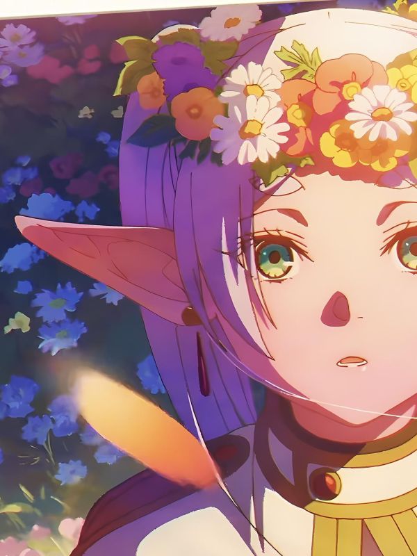 【海外代購】星空 《飄花芙莉蓮》辛美爾葬送的芙莉蓮Frieren菲倫動漫藝術版畫裝飾畫 