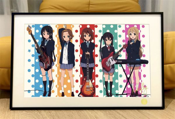 【海外代購】星空 輕音少女 京阿尼平澤唯秋山澪田井 裝飾畫 