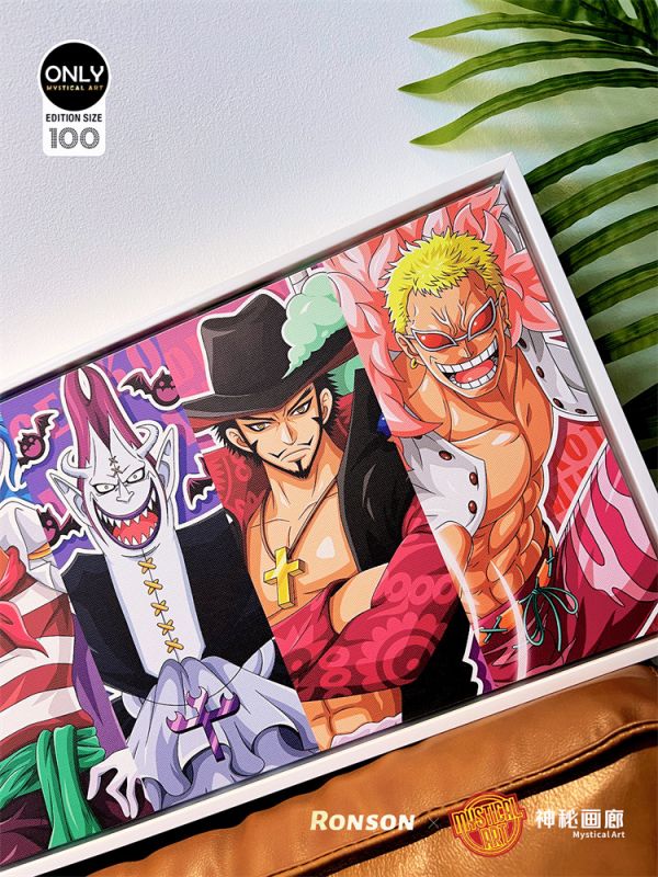 【海外代購】【100*25CM】神秘畫廊 RAINBOW系列05 草帽團 七武海 裝飾畫01 