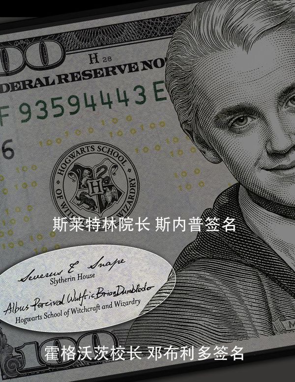 【海外代購】千鳥社 《馬份美元》 哈利波特馬份Malfoy史萊哲林霍格華茲美元地毯滑鼠墊裝飾畫 