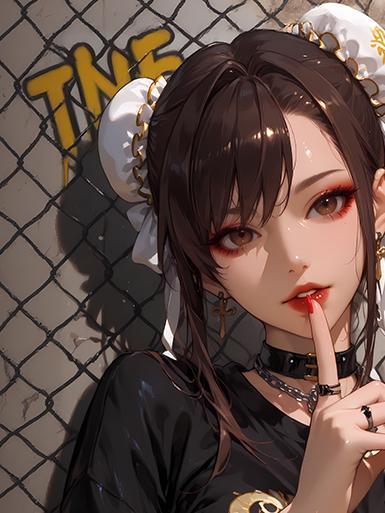 【海外代購】巴洛克 《街頭春麗》街頭霸王Chun-Li遊戲卡普空動漫裝飾畫冰箱貼 