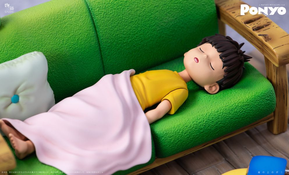 【預定】物語 宮崎駿 桌面系列03 最溫柔的陪伴 波妞與宗介 