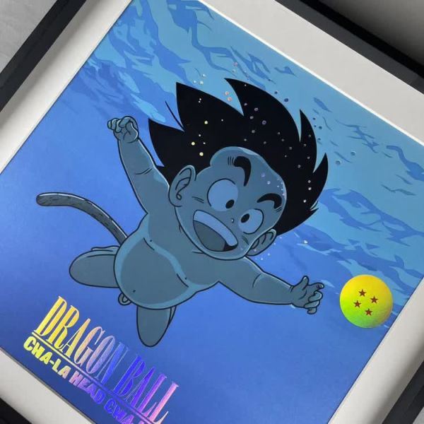 【海外代購】醉猴 Drunky Monkey Crew DMP-006 龍珠&涅槃創意燙印合金裝飾畫 