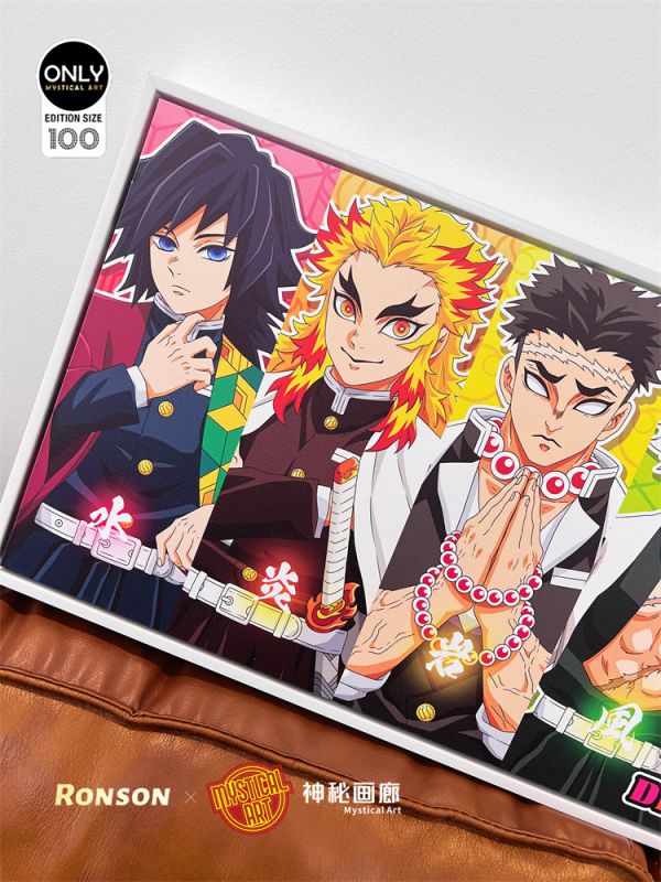 【海外代購】【100*30CM】 神秘畫廊 Ronson RAINBOW系列08 九柱 裝飾畫01 