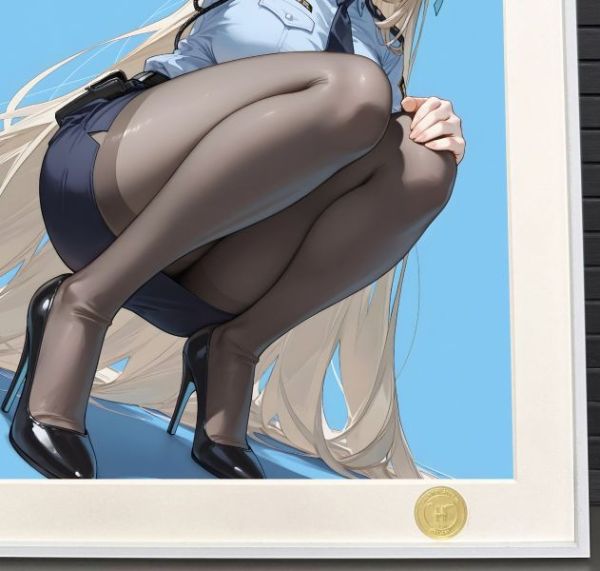 【海外代購】H2 《制服一之瀨》碧藍檔案裝飾畫 