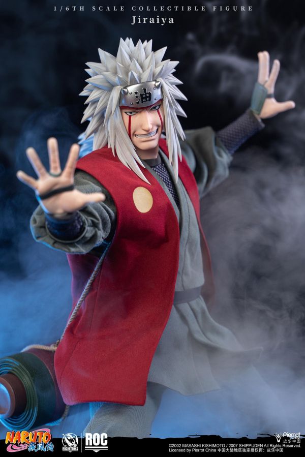 【預定】Rocket Toys 《火影忍者 疾風傳》 自來也 可動人偶 