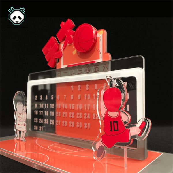 【海外代購】【25CM】凹凸Panda 灌籃高手 亞克力立體 萬年曆01 