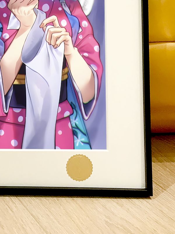 【海外代購】星空 《遮陽狛戀》Hakuji狛治戀雪鬼滅之刃無限城篇猗窩座Akaza動漫裝飾畫 