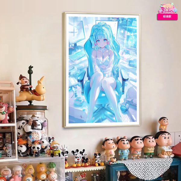 【海外代購】阿喵畫社 賽博機房 神裡綾華 