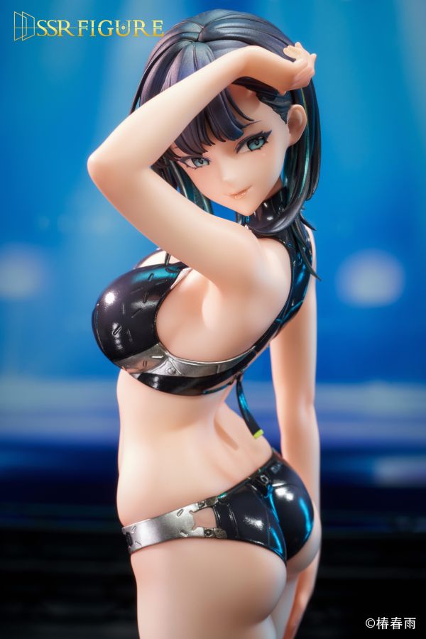 【預定】SSR FIGURE 畫師椿春雨 硬式水著女子 牡羊丸子&紺乃青 