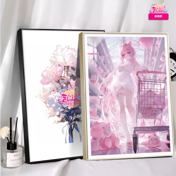 【海外代購】阿喵畫社 粉紅購物 珊瑚宮星海 新品原神8k超清裝飾畫 