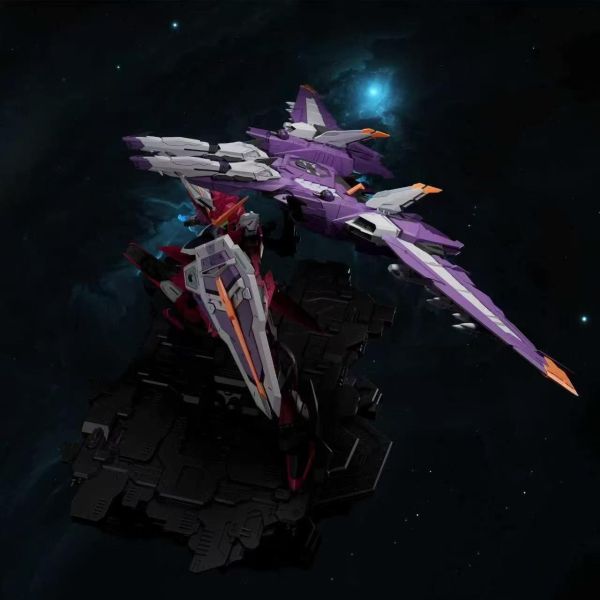 【預定】Evisuu ZGMF-X09A 狼神 搭配場景典藏小雕像 