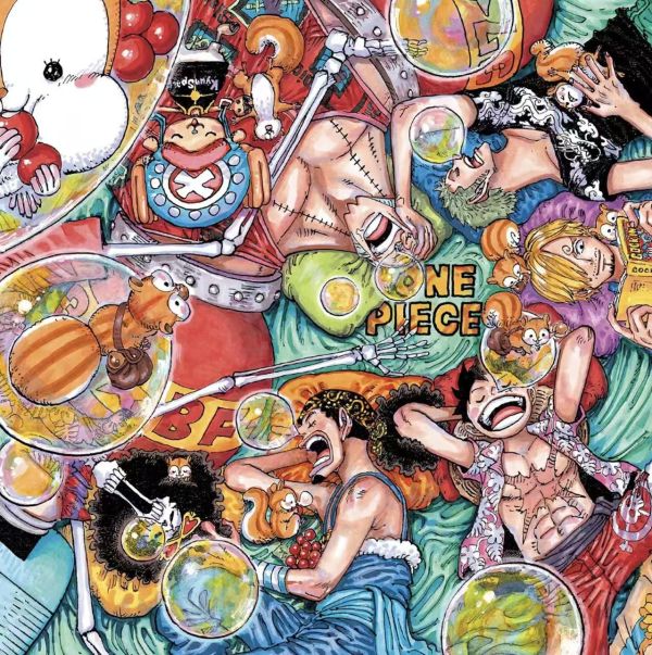 【海外代購】H2 《午睡草帽團》海賊王路飛索隆山治喬巴動漫二次元裝飾畫 