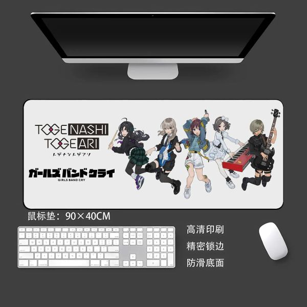 【海外代購】千鳥社 《無刺有刺樂隊》少女樂隊的吶喊成員照GBC地毯鼠標墊裝飾畫 