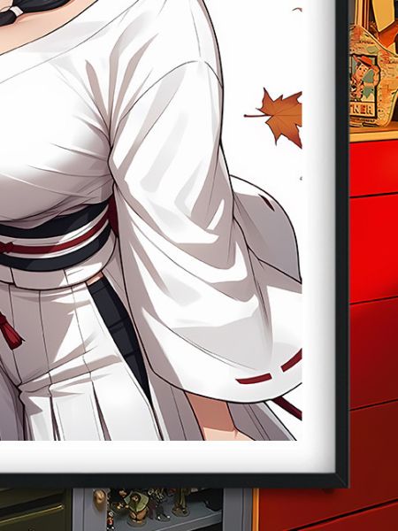 【海外代購】巴洛克 《卯之花烈》千手丸死神境界Bleach護廷十三隊一護動漫裝飾畫冰箱貼 