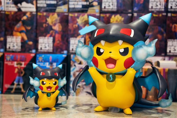 【預定】無限 寶可夢變裝皮卡丘 噴火龍X 