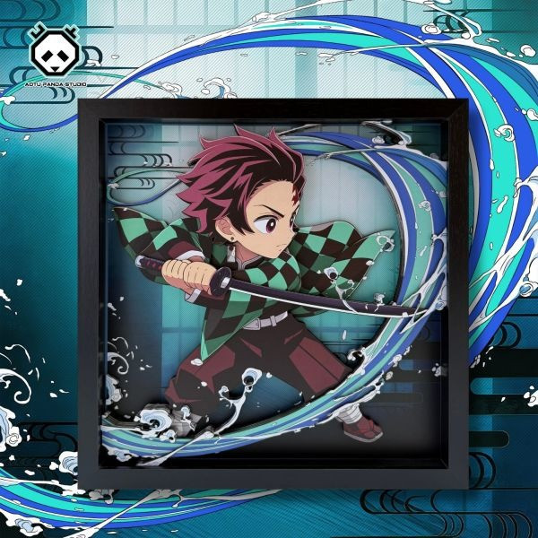 【海外代購】凹凸 PANDA 鬼滅之刃無限城篇 D款炭治郎立體裝飾掛畫擺臺 