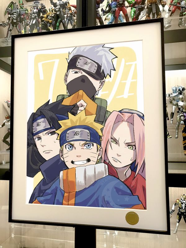 【海外代購】星空 《七班》火影忍者NARUTO鳴人宇智波佐助卡卡西小櫻動漫二次元裝飾畫 