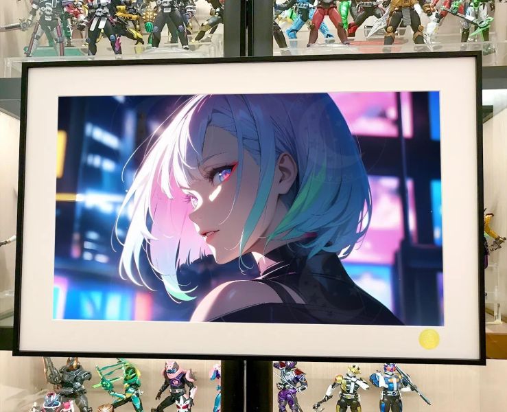 【海外代購】星空 《回眸露西》Lucy賽博朋克邊緣行者裝飾畫 