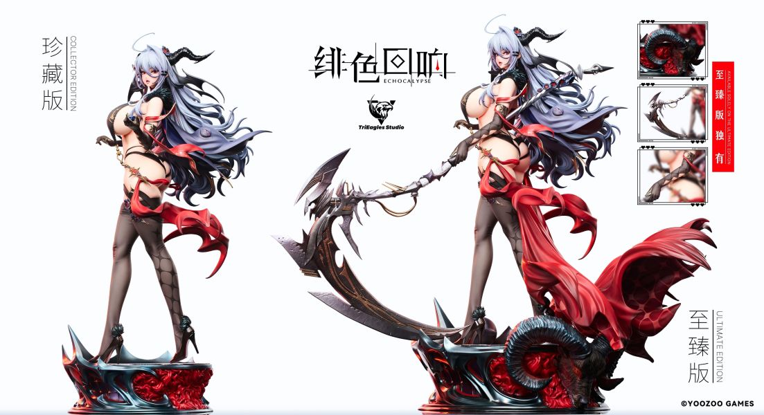 【預定】TriEagles TES 《緋色迴響》正版授權系列 雕像第一彈 黛莫妮卡 