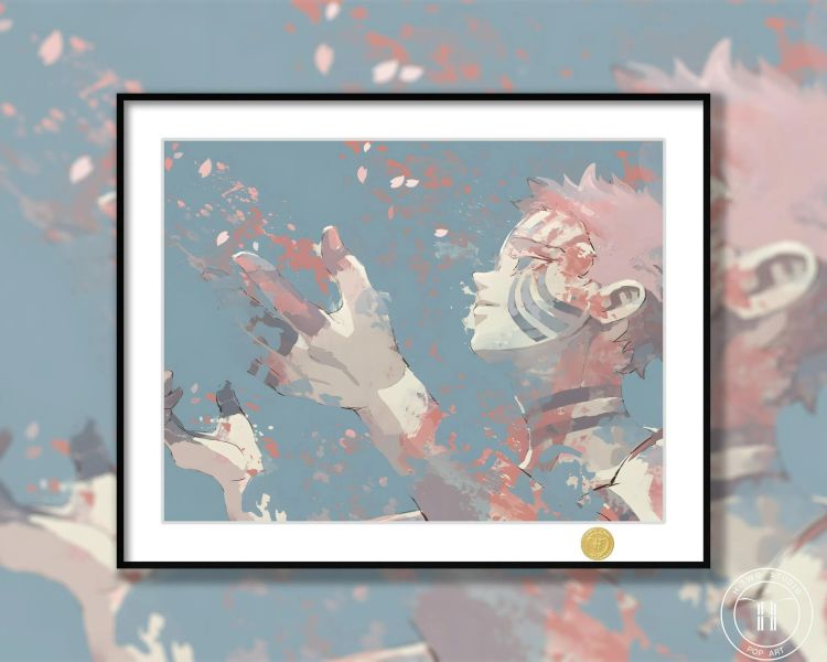 【海外代購】H2工作室《再見猗窩座》鬼滅之刃無限城裝飾畫 