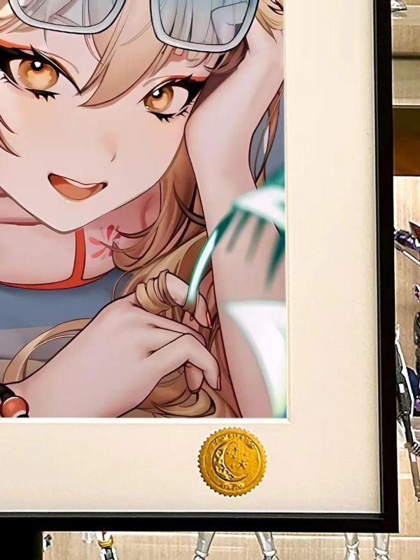 【海外代購】星空《沙灘花火》崩壞星穹鐵道Sparkle假面愚者裝飾畫 