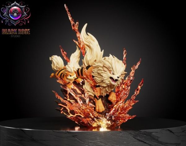 【海外代購】BR 黑玫瑰 寶可夢第一彈  風速狗進化組 