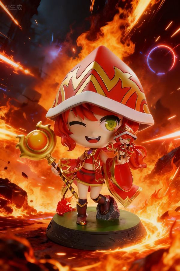 【預定】YMG 冒險島 騎士團炎術士奧茲 