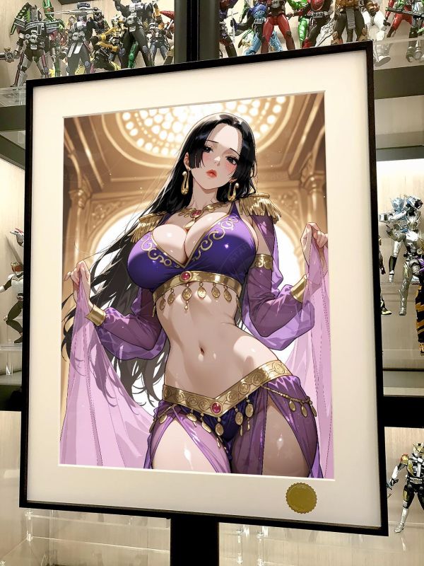 【海外代購】星空 《吉普賽女帝》Hancock海賊王路飛蛇姬漢庫克onepiece七武海動漫裝飾畫 