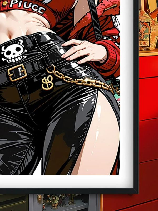 【海外代購】巴洛克 《朋克女帝》海賊王裝飾畫冰箱貼 