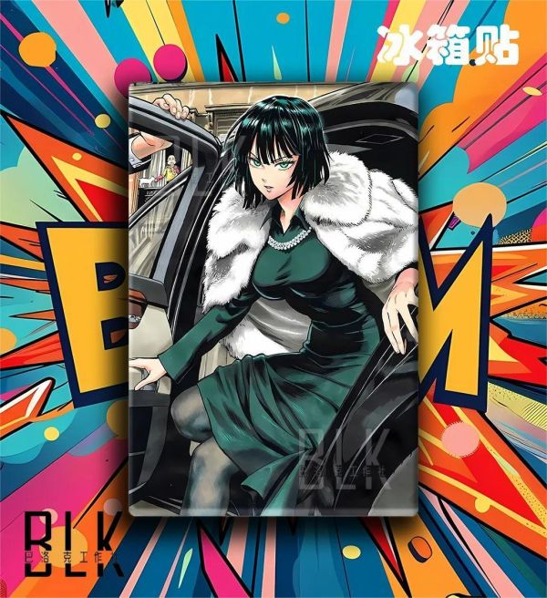 【海外代購】巴洛克《吹雪大姐頭》一拳超人裝飾畫冰箱貼 