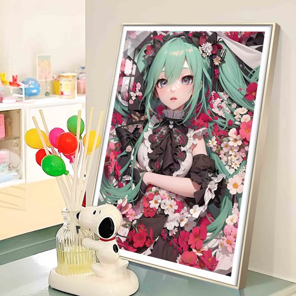 【海外代購】阿喵畫社 碎花 初音 
