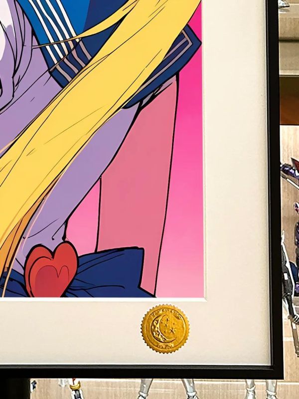 【海外代購】星空 《回眸水兵月》裝飾畫 美少女戰士 