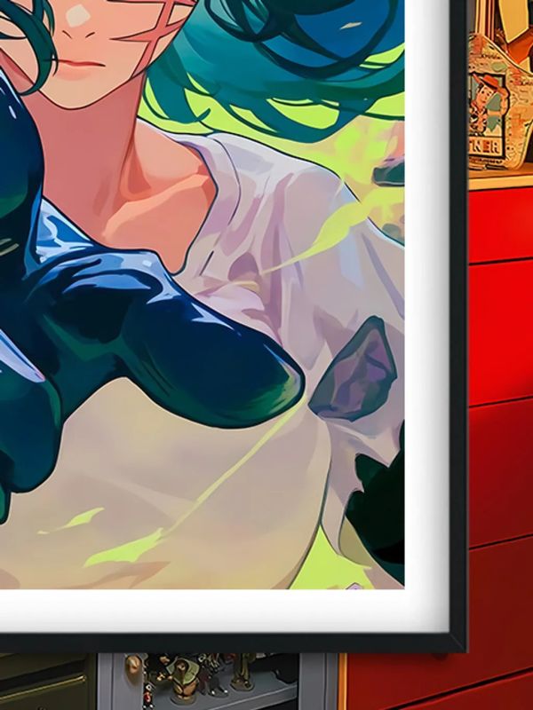 【海外代購】巴洛克《夜》三鷹朝戰爭惡魔鏈鋸人裝飾畫冰箱貼 