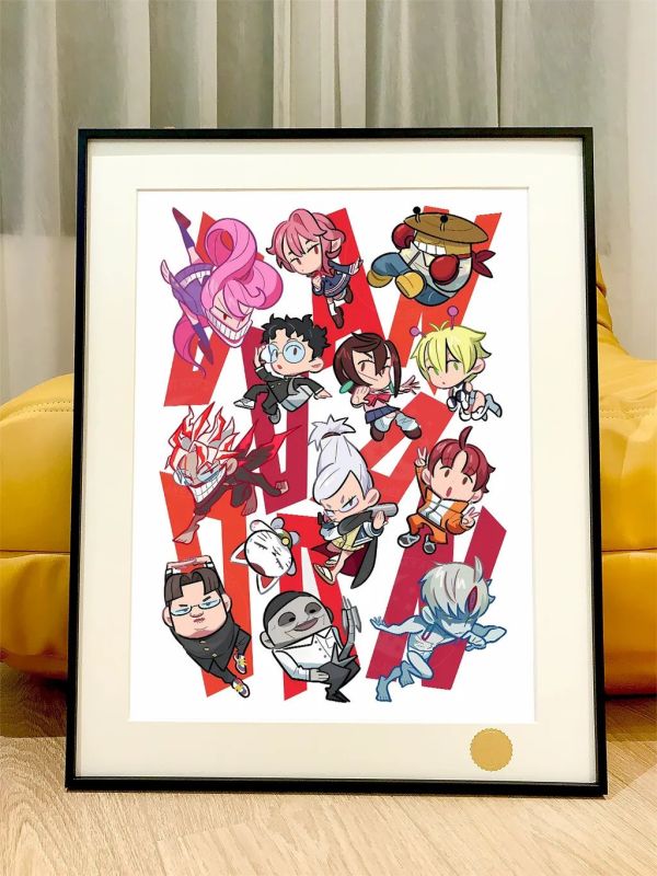 【海外代購】星空《Q版膽大黨》當噠當DAN DA DAN膽大黨裝飾畫 