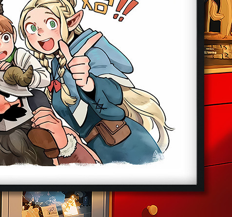 【海外代購】巴洛克 《迷宮飯》瑪露西爾舌尖上的地下城萊歐斯法琳Delicious in Dungeon動漫裝飾畫冰箱貼 