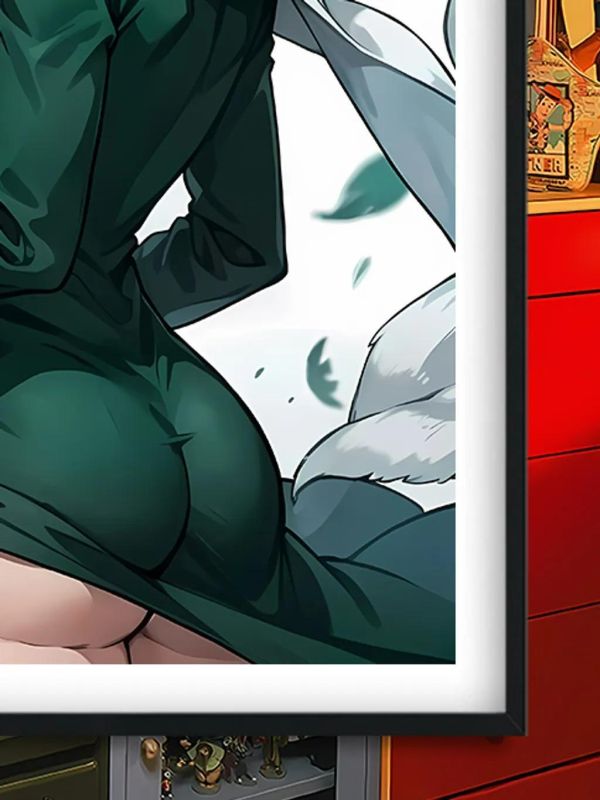 【海外代購】巴洛克《回頭吹雪》一拳超人一擊男裝飾畫冰箱貼 