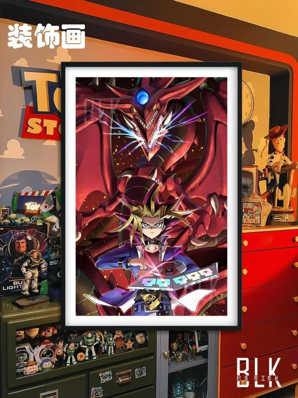 【海外代購】巴洛克 《遊戲/海馬/馬利克》遊戲王裝飾畫冰箱貼 