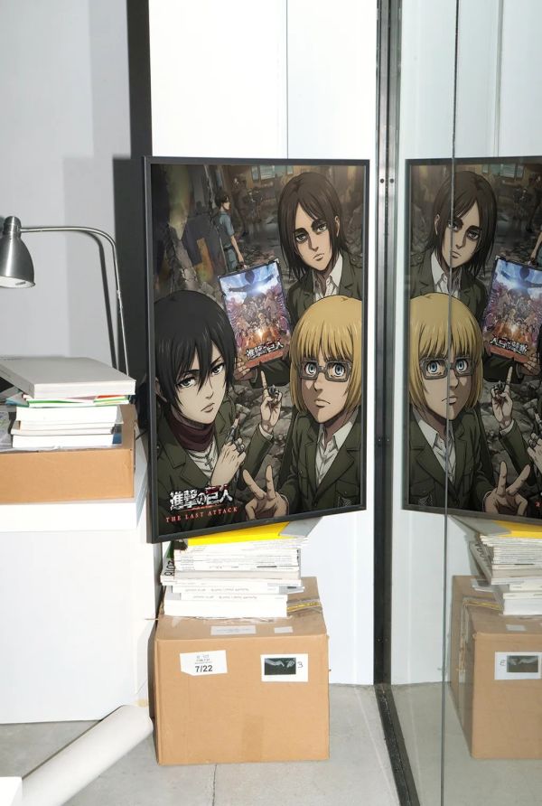 【海外代購】千鳥社 《兵團三人組》進擊的巨人完結調查兵團午睡毯地毯裝飾畫 午睡毯 地毯 