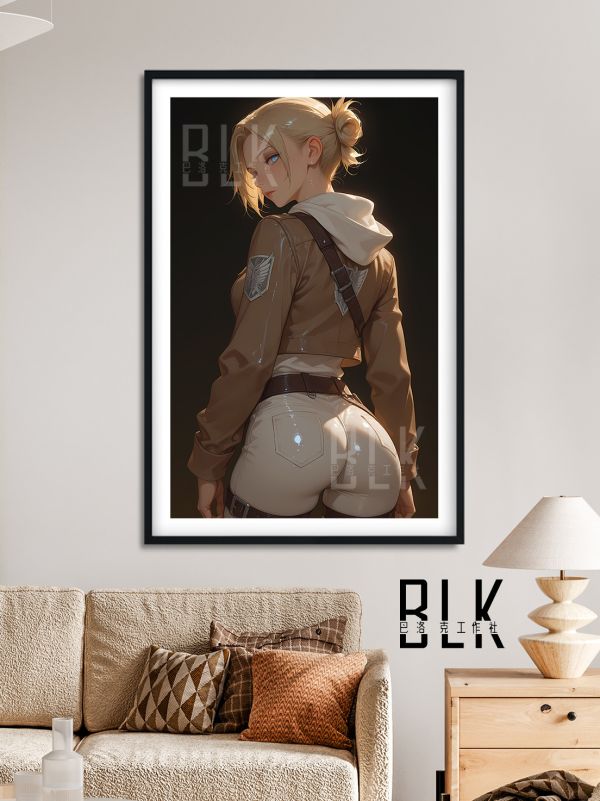 【海外代購】巴洛克 《阿尼》Annie進擊的巨人女巨人艾倫調查兵團三笠動畫裝飾冰箱貼 