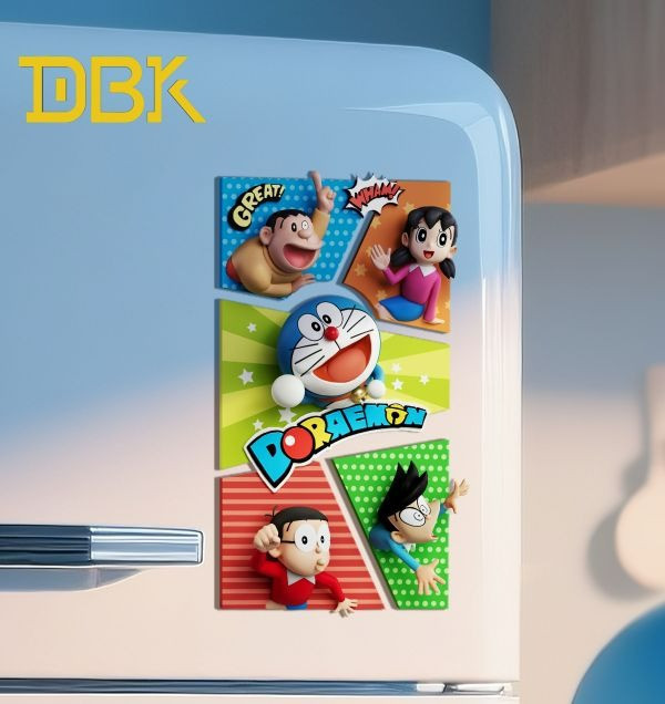 【預定】DBK 哆啦A夢冰箱貼組合（可擺可貼） 