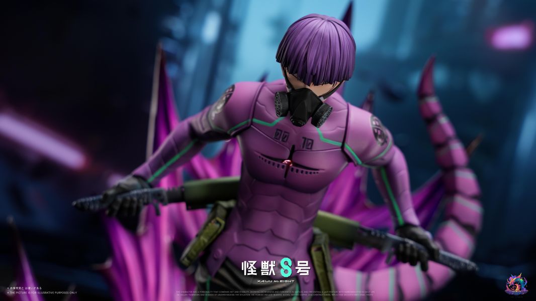 【預定】YQY 紫毛眯眯眼鎧甲勇士 怪獸兵器10 怪獸8號 