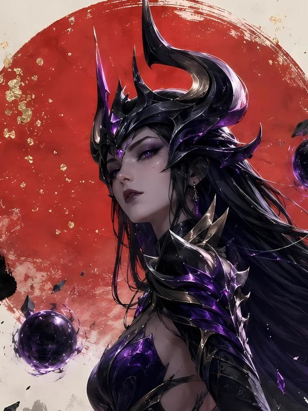【海外代購】星空《暗黑元首》英雄聯盟LOL金克斯薩勒芬妮裝飾畫 