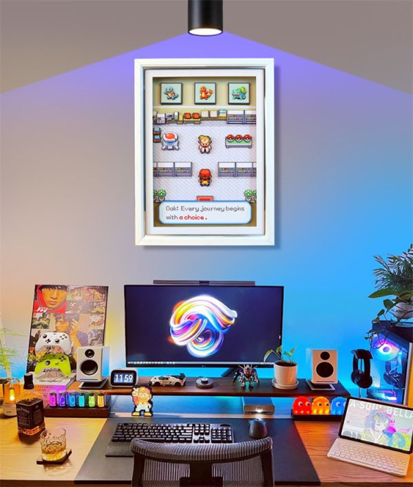 【海外代購】KALA HOME 火紅葉綠大木博士研究所遊戲場景立體畫01 